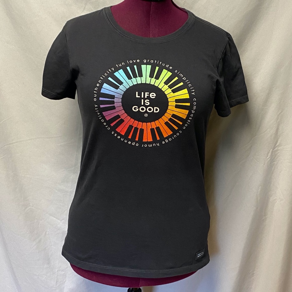 CRUSHER Life Is Good graphic tee